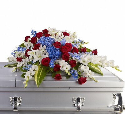 Distinguished Service Casket Spray