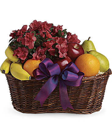 Fruits and Bloom Basket