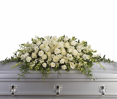 Purity and Peace Casket Spray