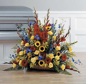 Basket-Vase Arrangements