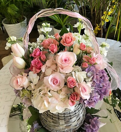 Baby Pink Basket